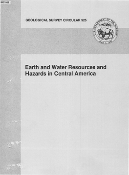 Earth and Water Resources and Hazards in Central America