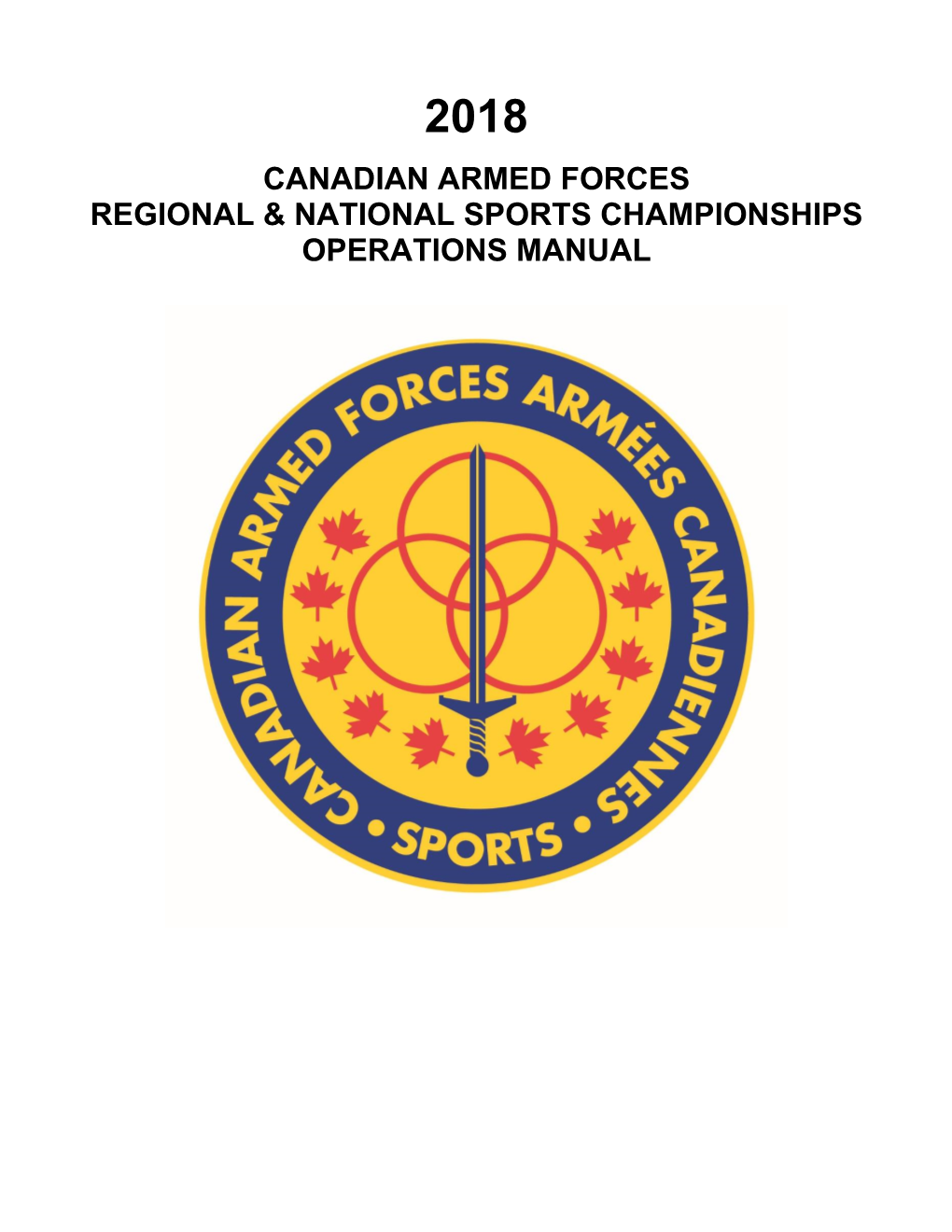 Canadian Armed Forces Regional & National Sports