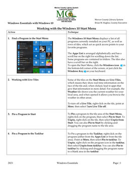 Windows Essentials with Windows 10 Brian M