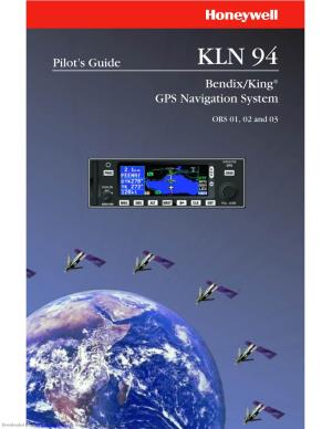 KLN 94 Bendix/King® GPS Navigation System