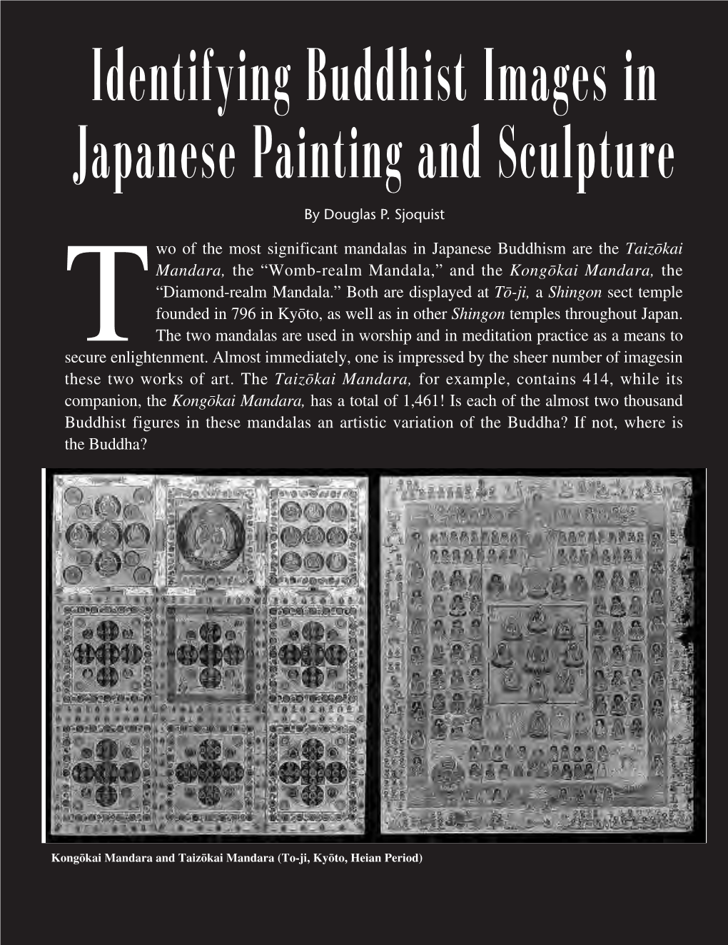 Identifying Buddhist Images in Japanese Painting and Sculpture