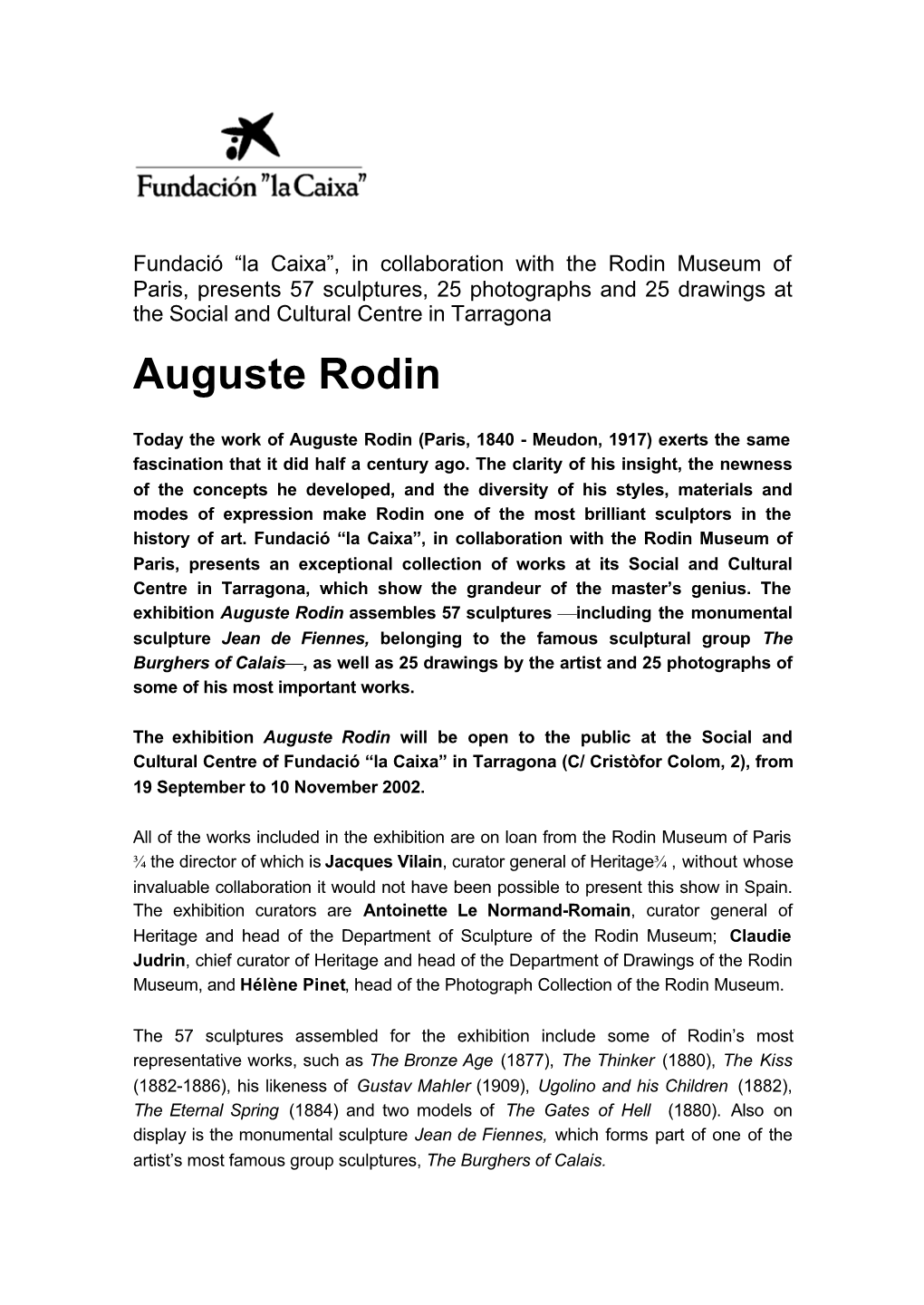 Auguste Rodin