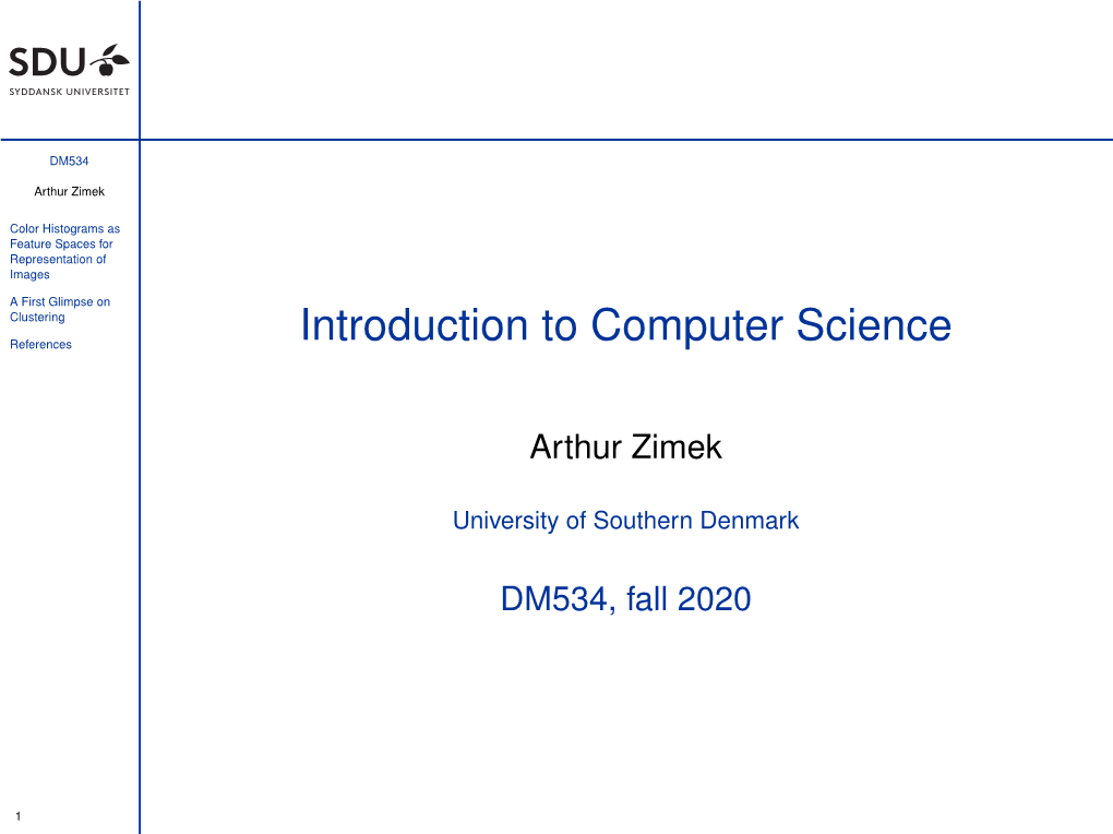 Introduction to Computer Science