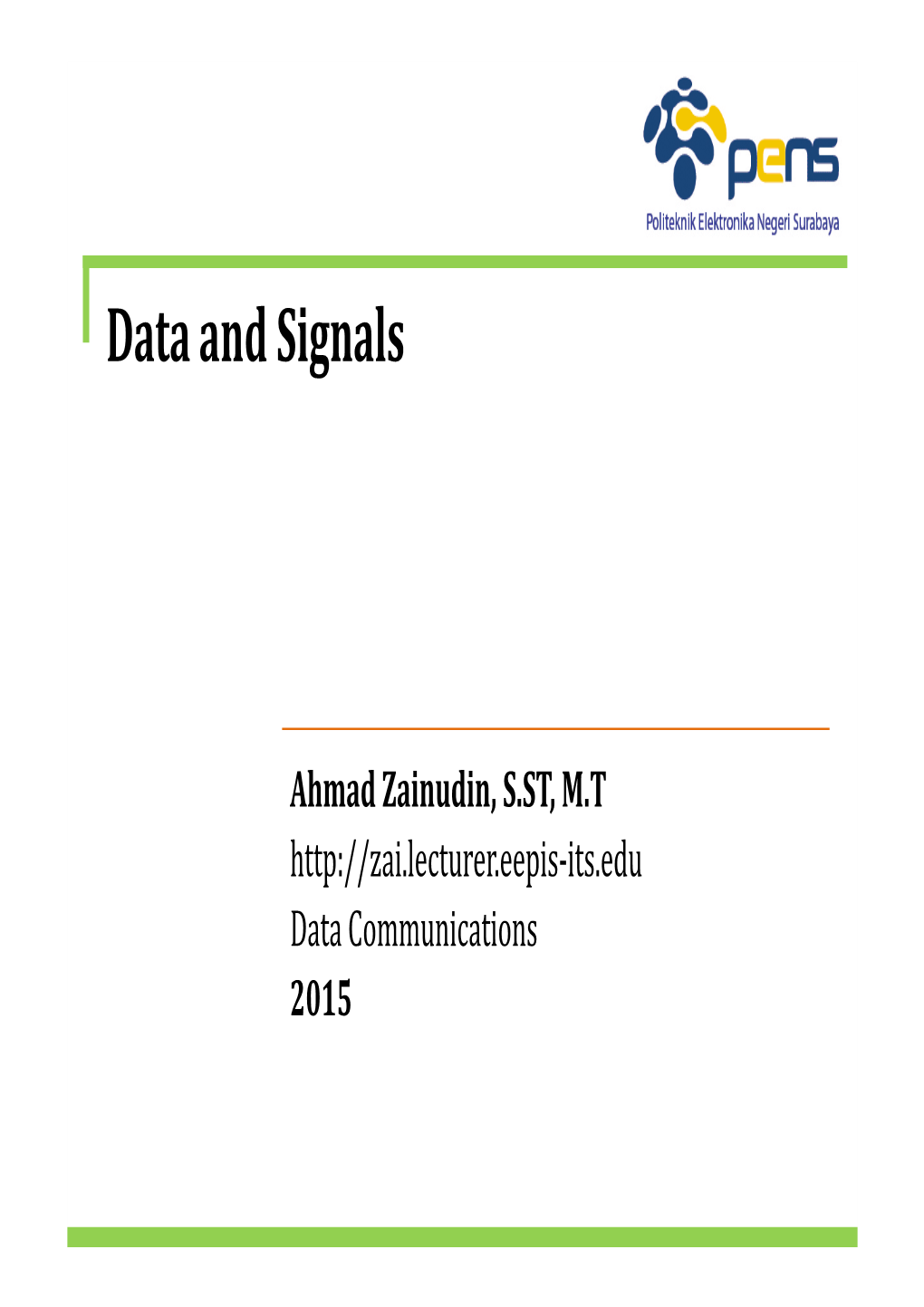 Data and Signals