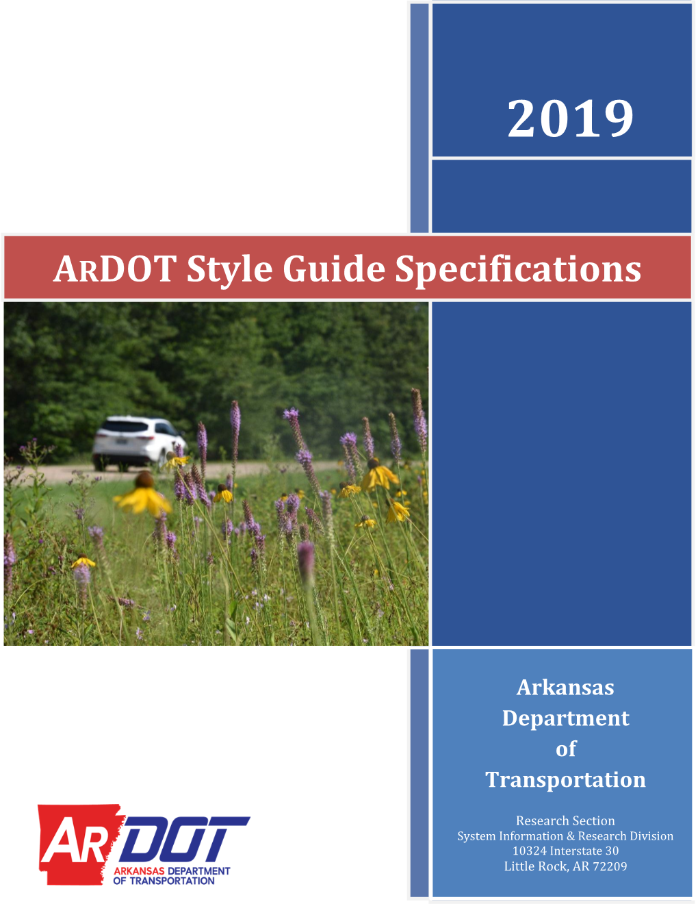 ARDOT Style Guide Specifications