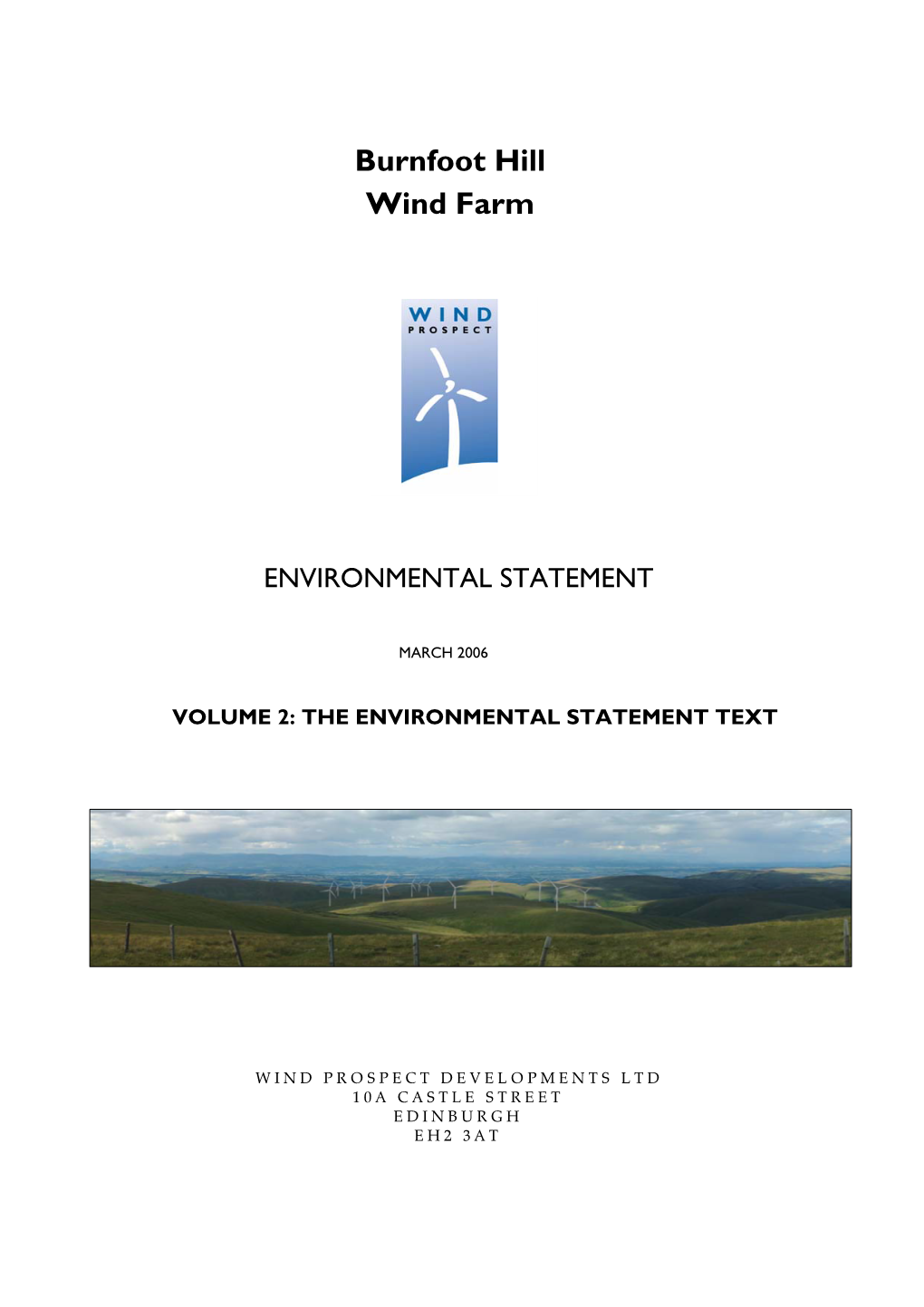 Burnfoot Hill Wind Farm