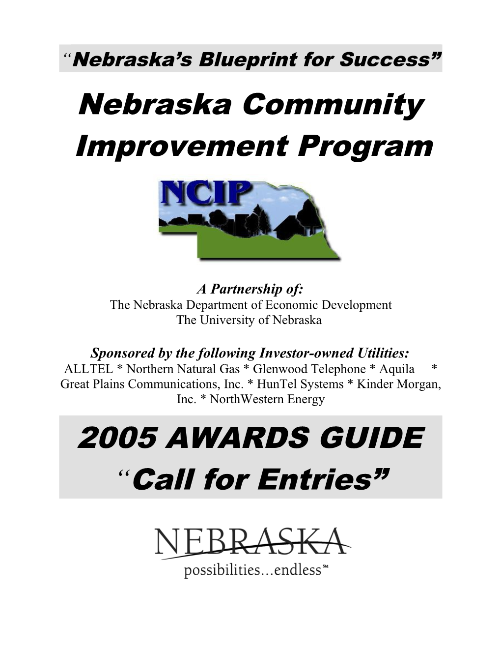 Nebraska Community Improvement Program