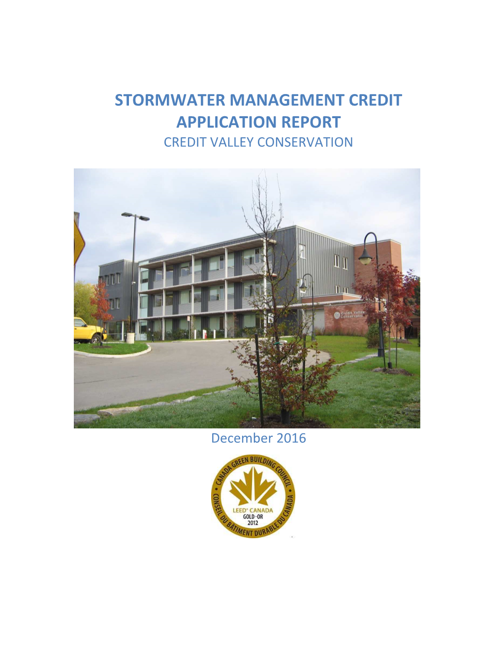 CVC Head Office Stormwater Report