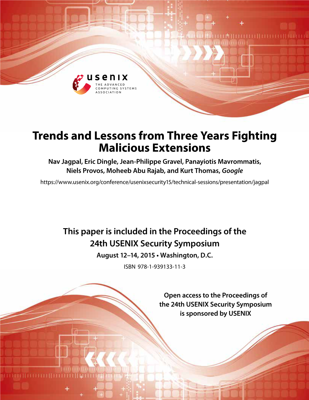 Trends and Lessons from Three Years Fighting Malicious Extensions