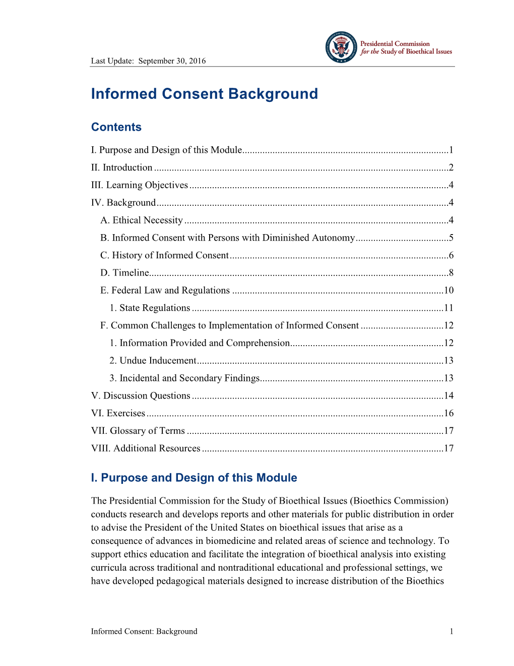 Informed Consent Background