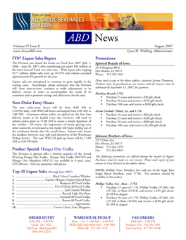 ABD News Volume 07 Issue 8 August 2007 Lynn M
