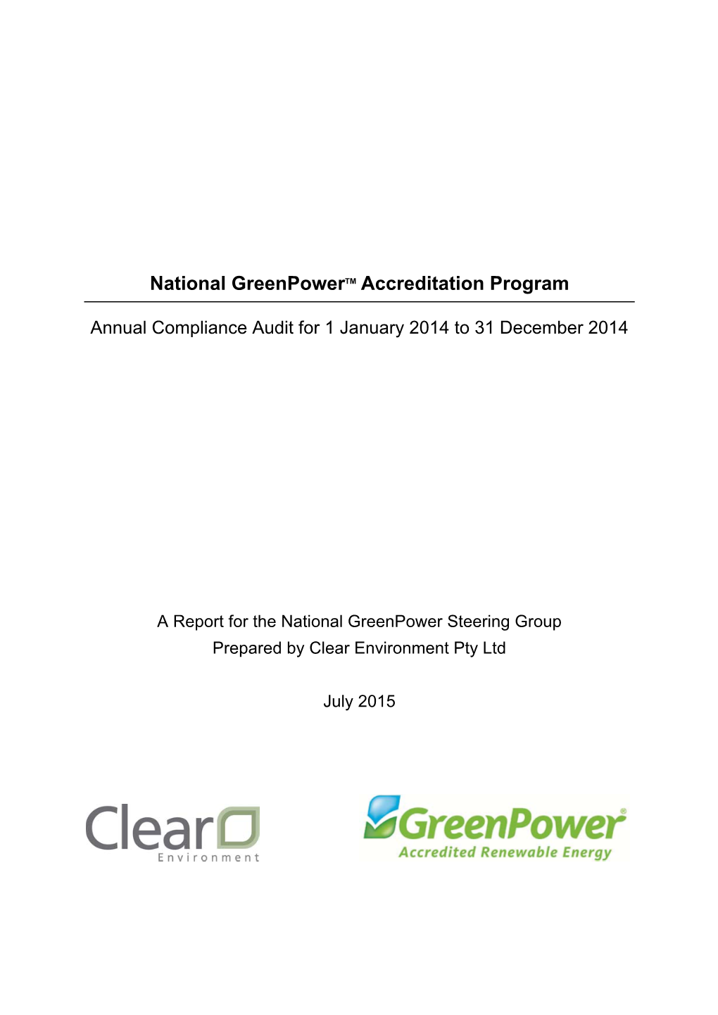 Greenpower 2014 Annual Audit Report FINAL.PDF