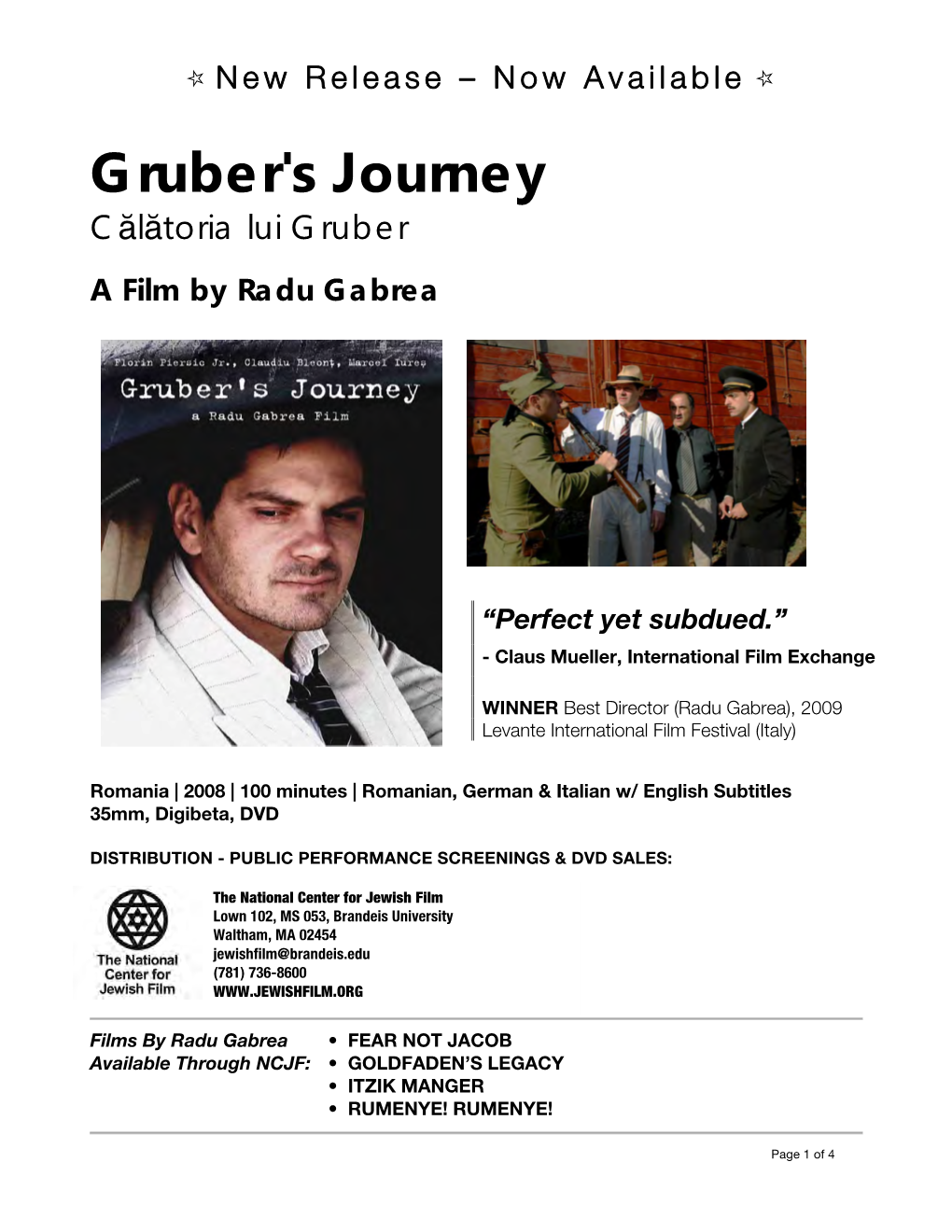 Gruber's Journey Press