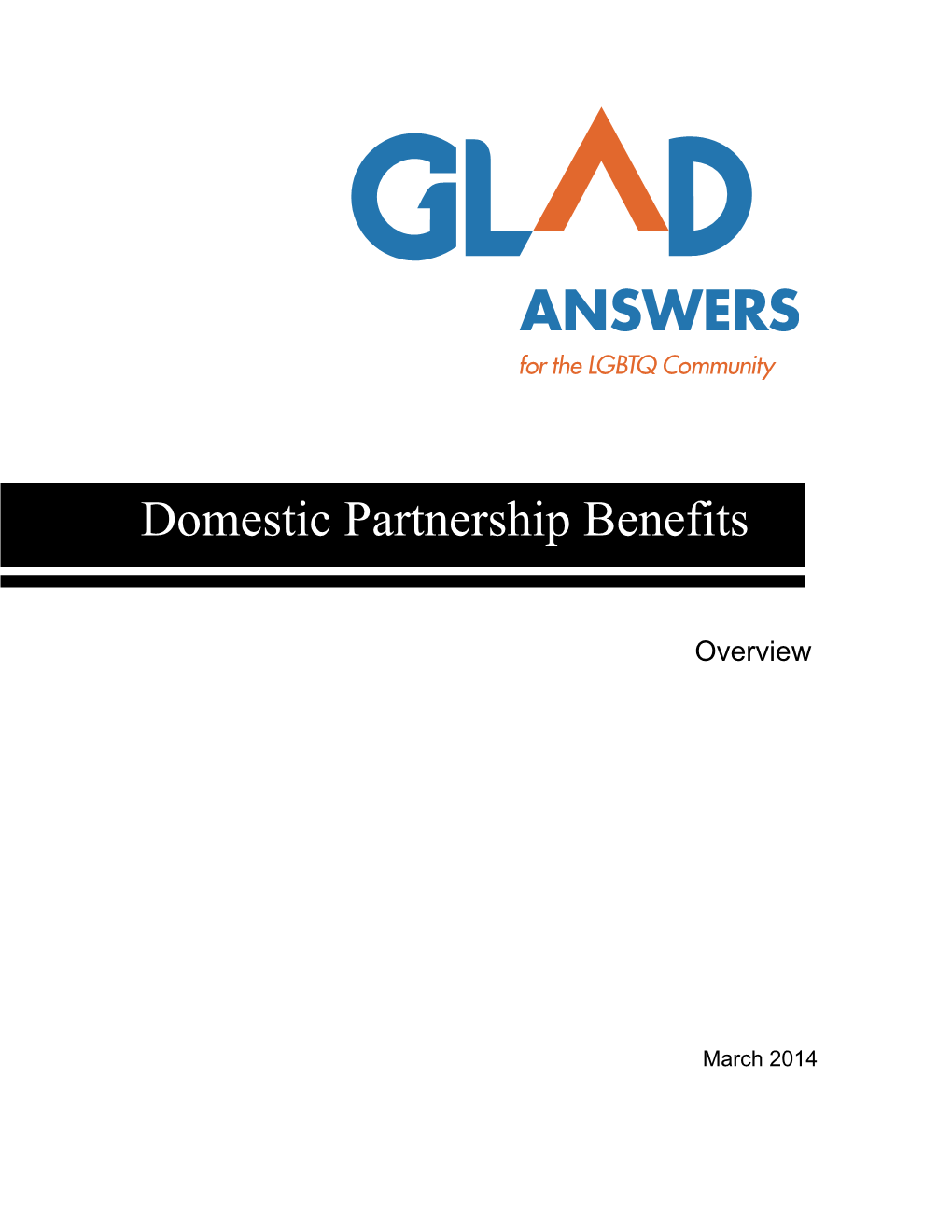 Domestic Partnership Benefits Overview
