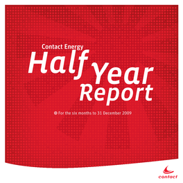 Contact Energy Halfyear Report