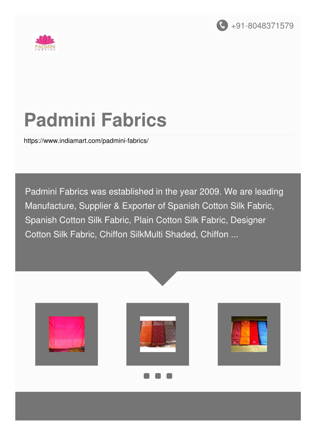 Padmini Fabrics