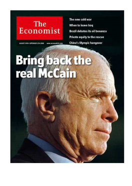 The Economist August 30 2008