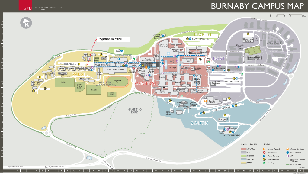 Burnaby Campus Map