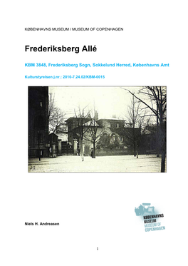 Frederiksberg Allé