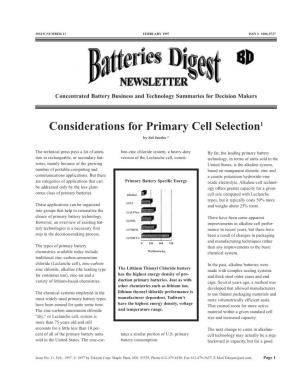 Battery Digest Article