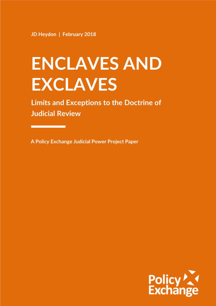 ENCLAVES and EXCLAVES Limits and Exceptions to the Doctrine of Judicial Review