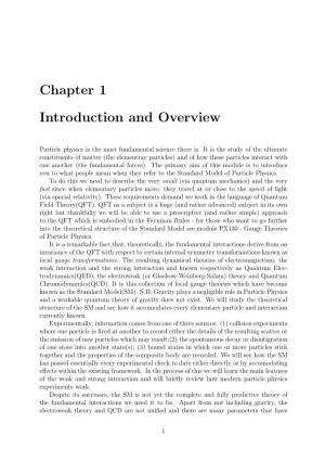 Chapter 1 Introduction and Overview