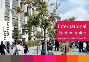 International Student Guide Welcome !