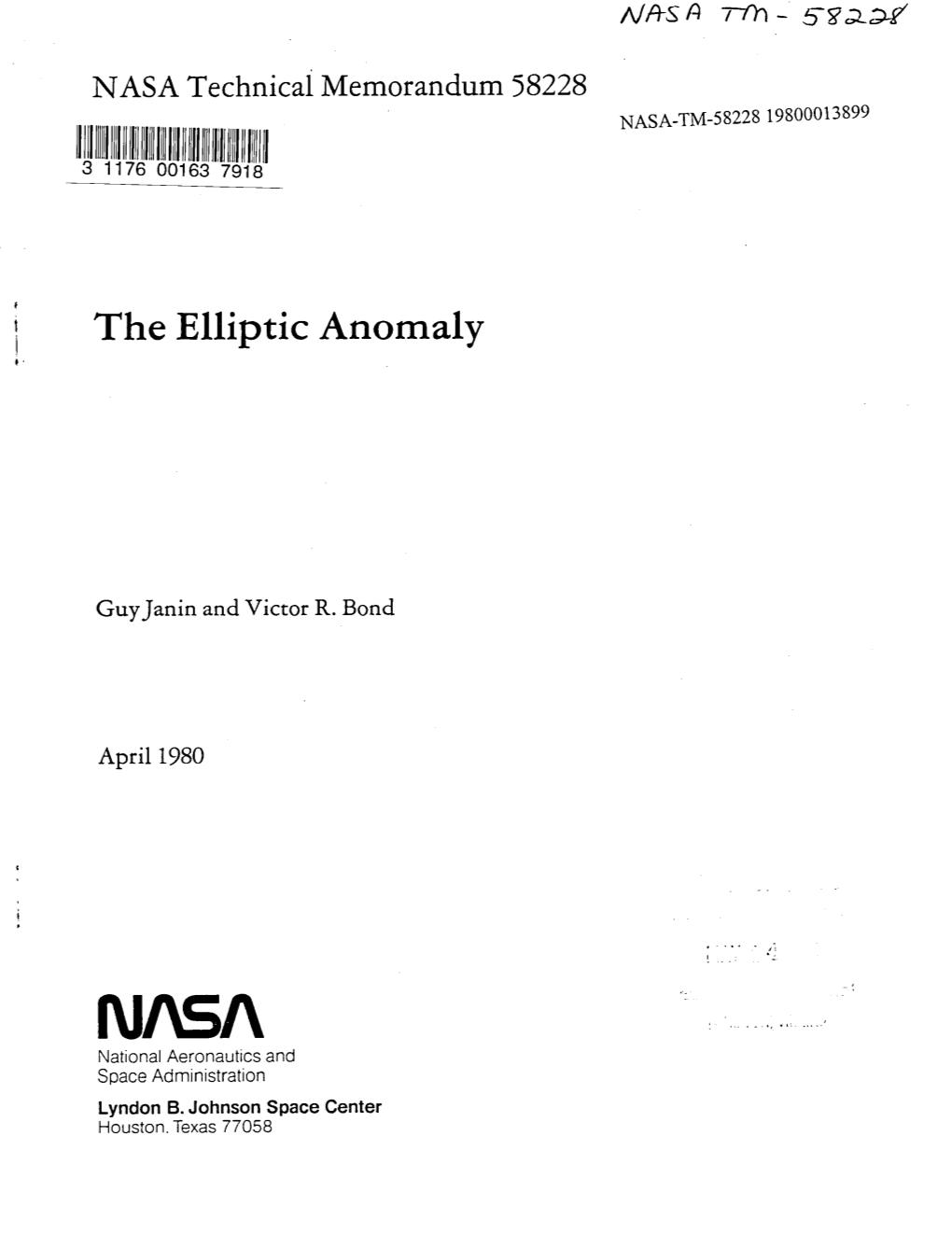 The Elliptic Anomaly