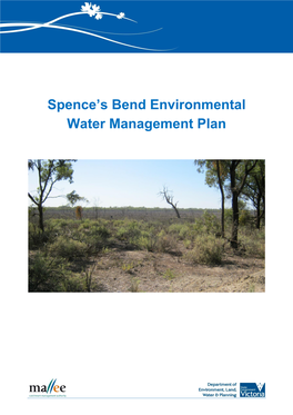Spence's Bend Environmental Water Management Plan