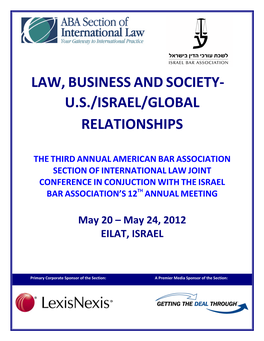 Israel Bar Association Joint Conference and Meeting