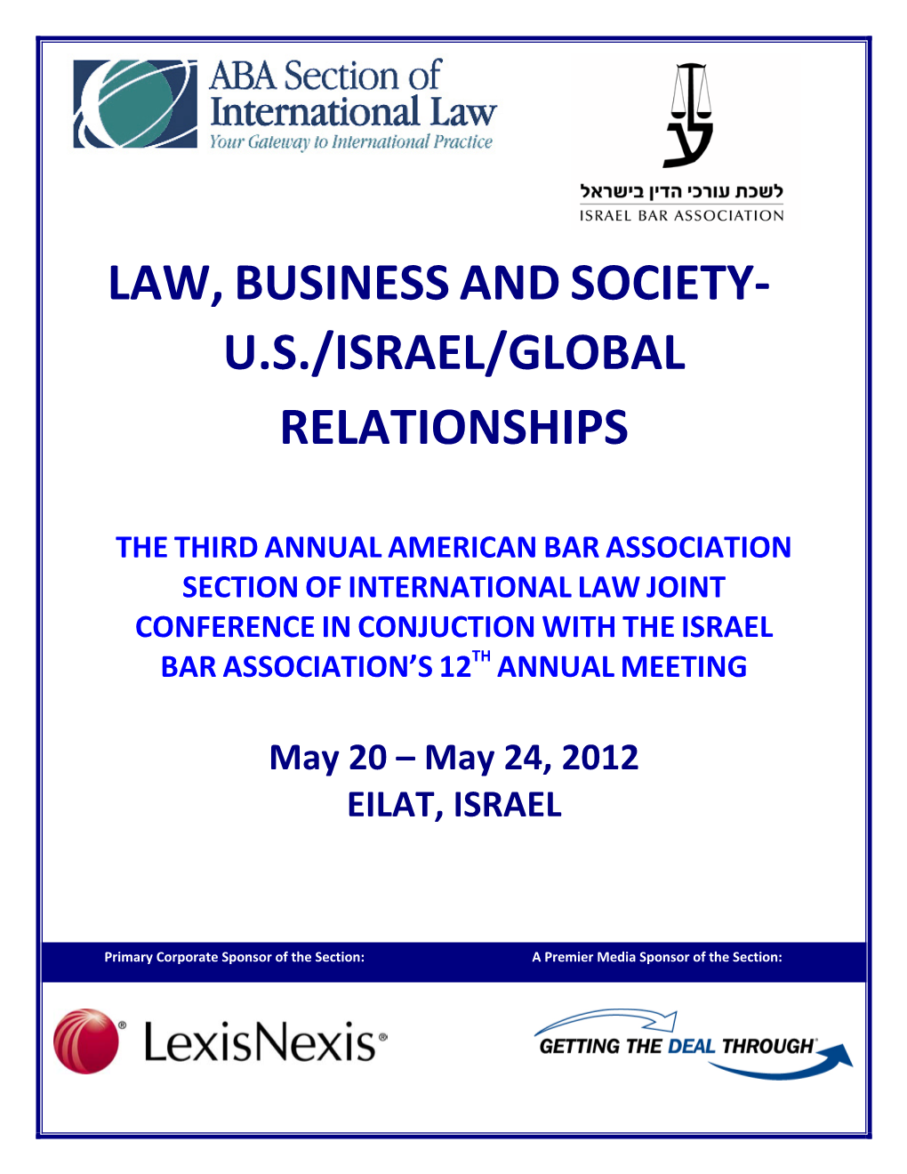 Israel Bar Association Joint Conference and Meeting