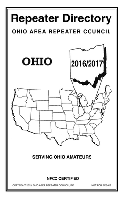 Ohio Area Repeater Directory 2016-2017.Indd