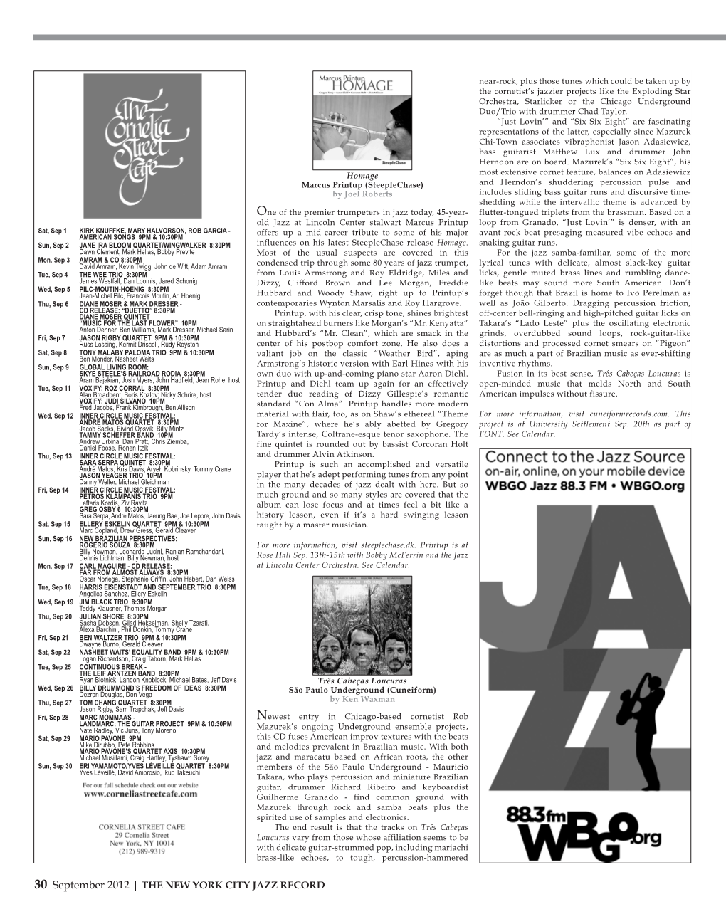 The New York City Jazz Record