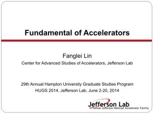 Fundamental of Accelerators