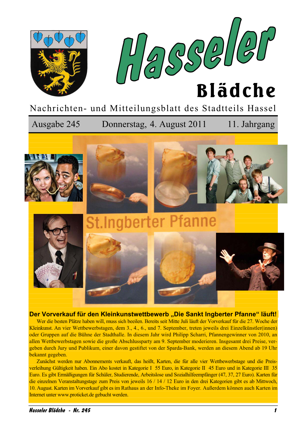 Hasseler Blädche - Nr