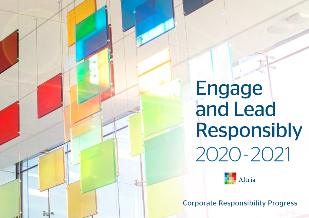 Engage and Lead Responsibly 2020- 2021