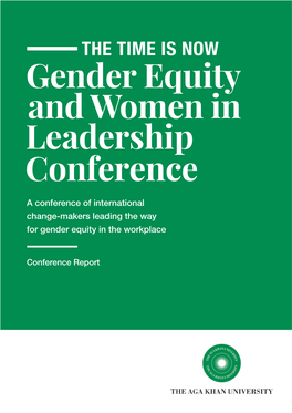 Gender Equity and Women in Leadership