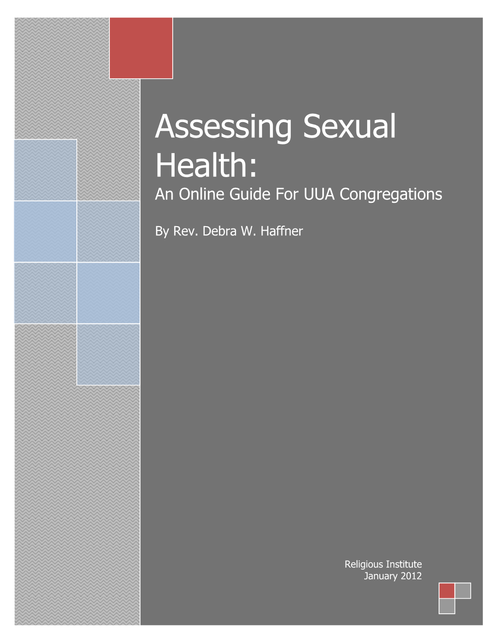 Assessing Sexual Health: an Online Guide for UUA Congregations