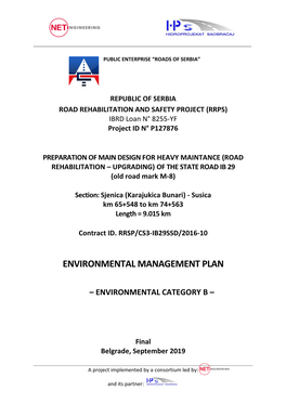 Environmental Management Plan