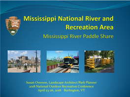 Mississippi National River and Recreation Area Multimodal