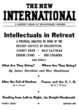 Intellectuals in Retreat