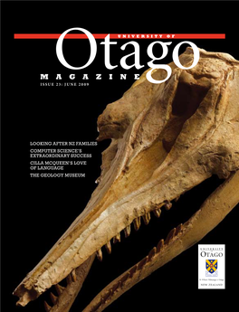 Issue 23 of the University of Otago Magazine