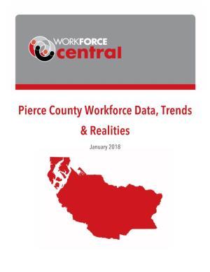 Pierce County Workforce Data, Trends & Realities