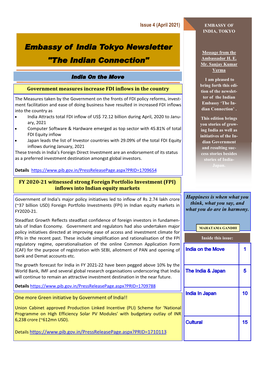 The Indian Connection : Issue 4, April 2021