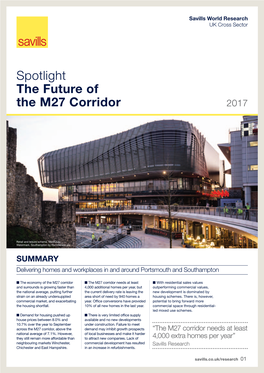 Spotlight the Future of the M27 Corridor 2017