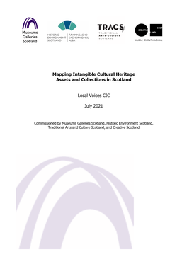 Mapping Intangible Cultural Heritage Assets and Collections in Scotland