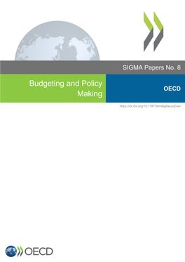 Budgeting and Policy Making