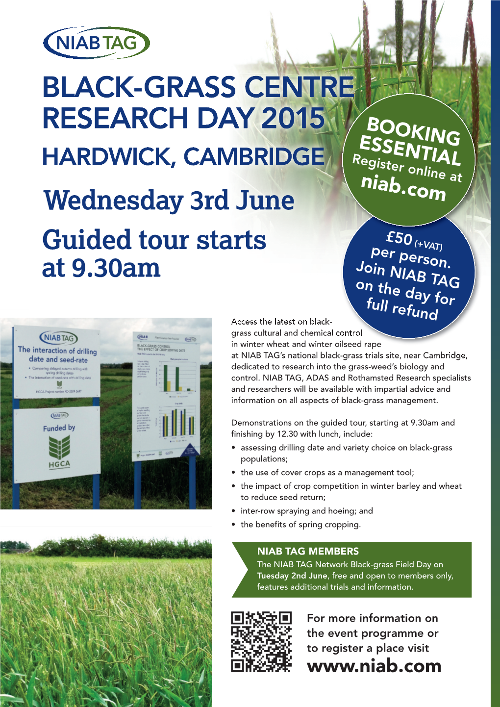 NAC Open Day Flyer