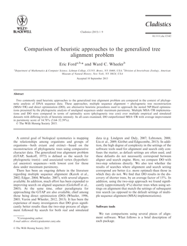 Comparison of Heuristic Approaches to the Generalized Tree Alignment Problem