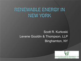 Renewable Energy Presentation